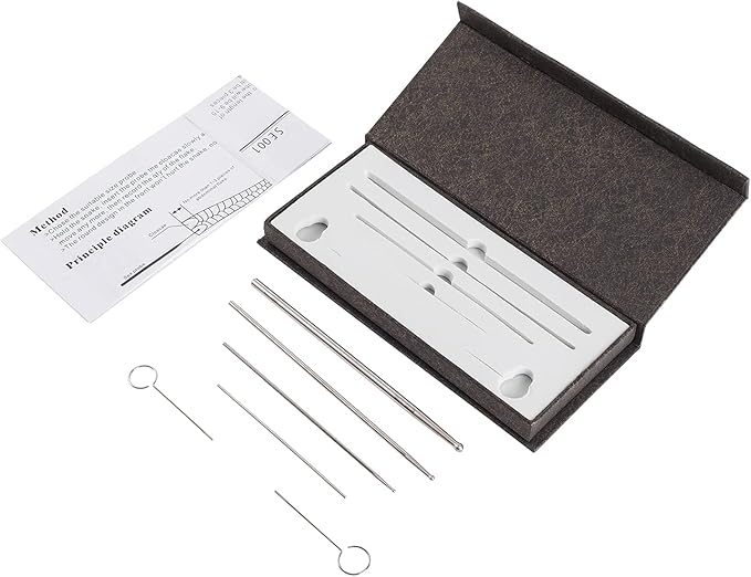 REPTI ZOO Snake Probe Kit 6 Pieces Round Ball Tip Professional Reptiles Snake Sexing Kit Probes Set REPTIZOO