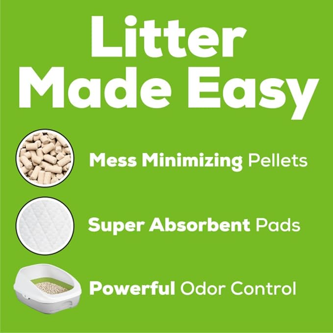 Purina Tidy Cats Litter, Breeze Litter Pellets to be Used with Breeze Litter System, Prevents Dust and Tracking, 3.5 LB Each (Pack of 2) - PAWPICO