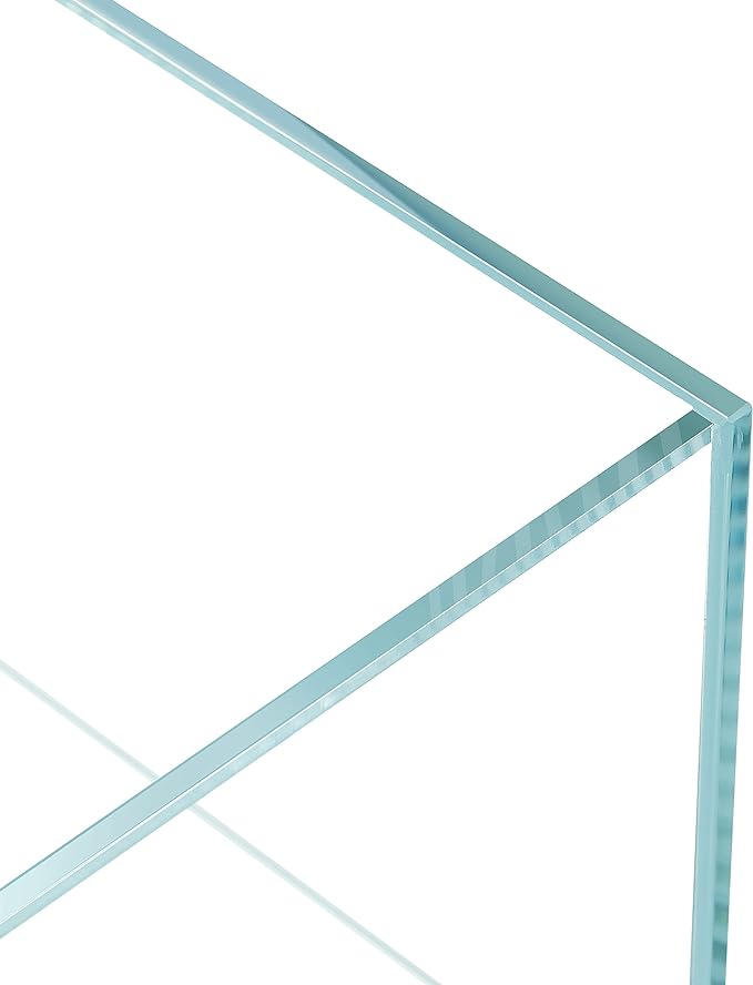 LANDEN 20C Gallon Cube Rimless Low Iron Clear Aquarium Tank, All Glass Aquarium,Small Betta Fish Tank,W7.8×D7.8×H7.8 in(20x20x20cm) 5mm Thickness with Nano Foam Leveling Mat Landen