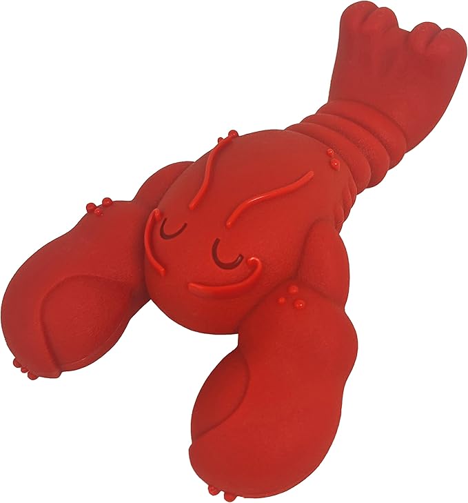 Nylabone Power Chew Lobster Dog Chew Toy, Cute Dog Toys for Aggressive Chewers, Filet Mignon Flavor, X-Large/Souper (1 Count) - PAWPICO