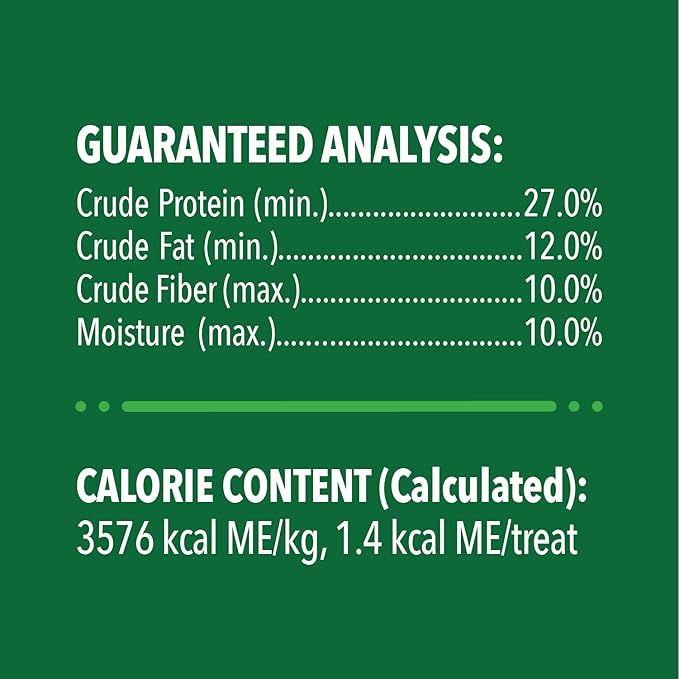 Greenies Feline Adult Natural Dental Care Cat Treats, Oven Roasted Chicken Flavor, 4.6 oz. Pouch GREENIES