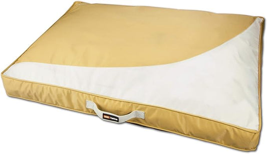 Dog Helios 'Immortal-Trek' Waterproof Rectangular Travel Dog Bed, Small, Yellow - PAWPICO
