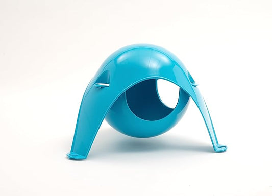 Lixit Igloos and Hideaways for Guinea Pigs, Rats, Mice, Hamsters, Gerbils and Other Small Animals (Blue, Large Space Pod) Lixit