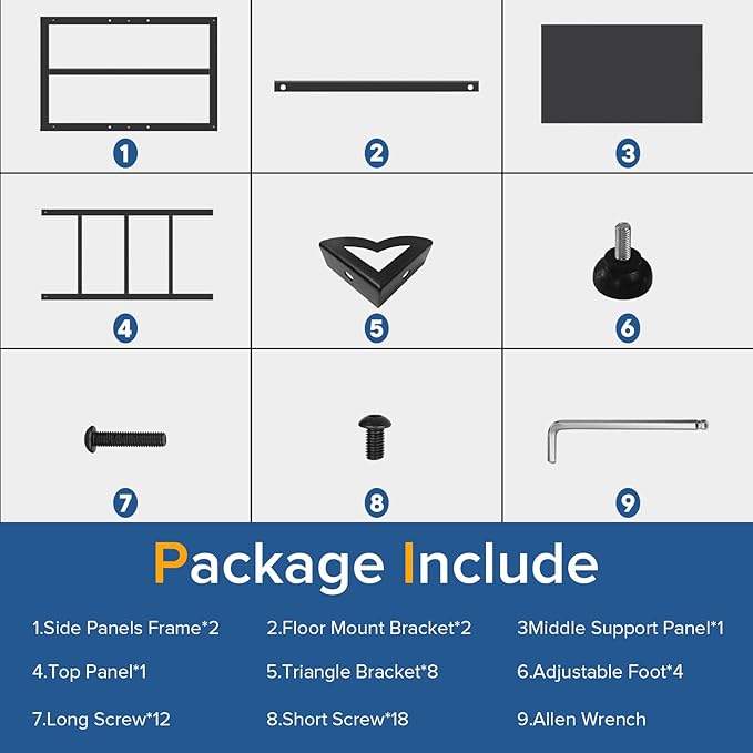 Fish Tank Stand 20-29 Gallon, Metal Aquarium Stand, 31.5" L x 16.7" W*29.1”H“ Double-Layer Storage Design, Suitable for Home and Office Use, 660LBS Capacity, Black (Tank not Included) TOCRETOARE