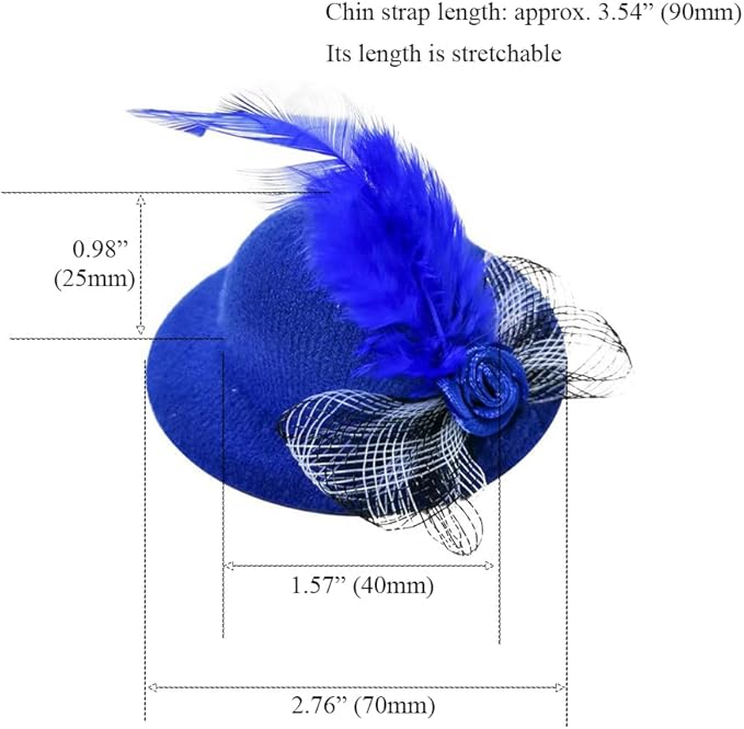 3Pcs Chicken Hats for Hen Small Helmets for Real Chicken Pet Chicken Top Hat with Adjustable Elastic Chin Strap Chicken Accessories Halloween Animal Costumes Hat for Bird, Black Rose Blue, LXLVOUEG LXLVOUEG