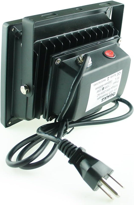 110V 20W UV Ultra Violet High Power LED Light for Curing Glue Blacklight Fishing Aquarium with US Plug QUANS