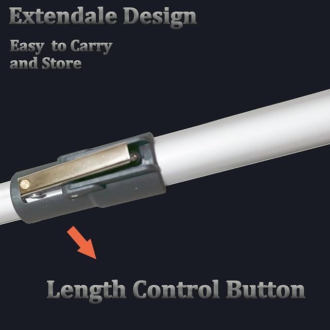 89''Telecopic Snake Tongs Professional Reptile Catcher Grabber Wide Jaw Handling Tool 2024 New Launch REAYEAXN
