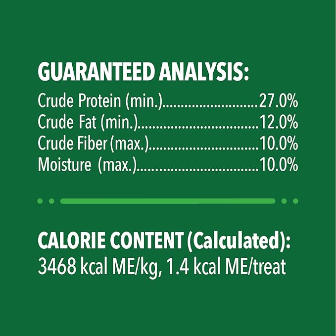 Greenies Feline Adult Natural Dental Care Cat Treats, Tempting Tuna Flavor, 4.6 oz. Pouch GREENIES
