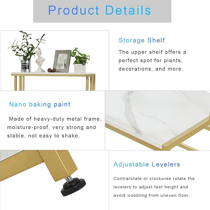 Fish Tank Stand for up to 20-29 Gallon Aquarium, Aquarium Stand with Plant Shelf, Metal Reptile Terrarium Stand with Accessories Storage Fits Aquarium, Turtle Tank or Reptile Terrariums Keslecy