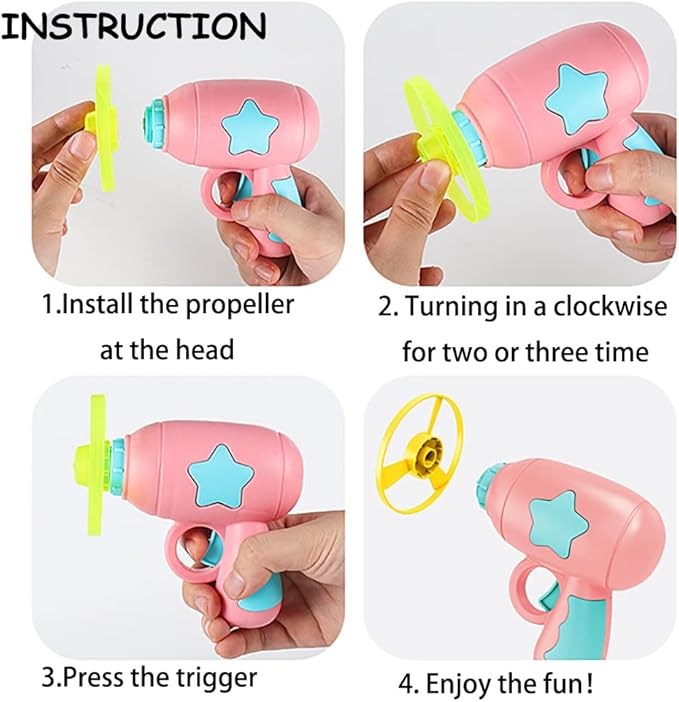 15 Pieces Cat Fetch Toy with Colorful Flying Propellers Set, Cat Playing Tracking Interactive Toys for Kitten Chasing Training Hunting - PAWPICO