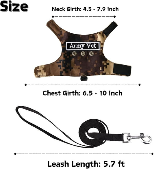 Bearded Dragon Harness and Leash Set - Adjustable Lizard Harness with Replaceable Patch Outdoor Traction Rope Walking Training Leash Reptile Halloween Costume Accessories for Small Pets (Brown) SEZDEKI