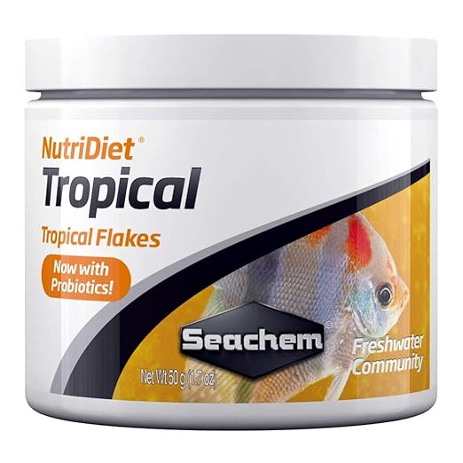 Seachem NutriDiet Tropical Flakes - 50g with Probiotics Seachem+Laboratories%2C+Inc.