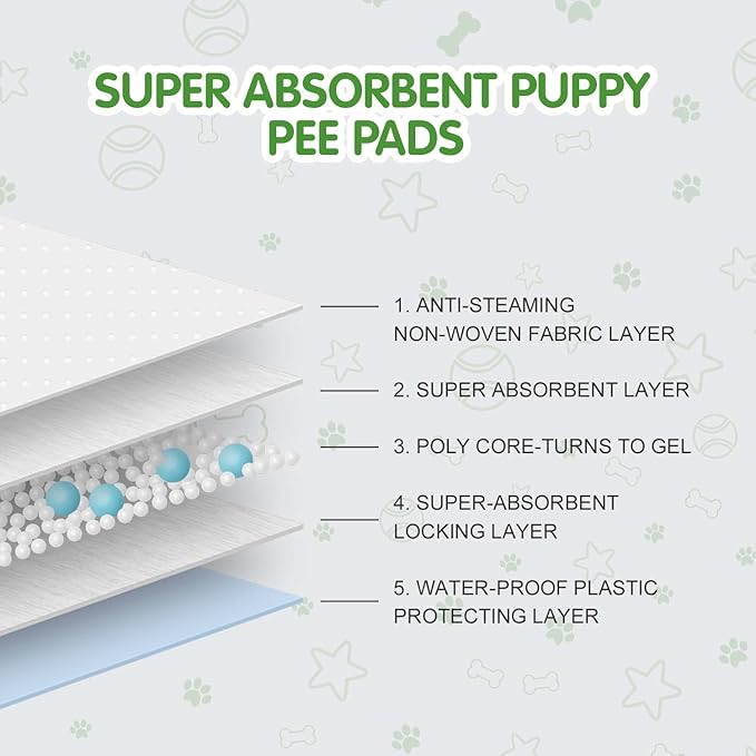 COCOYO Best Value Training Pads 100 Count 13“ by 17.7”| Dog Pee Pads | Super Absorbent Puppy Pads,Blue - PAWPICO