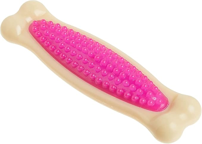 Hartz Chew 'n Clean Tuff Bone Bacon Scented Dental Dog Chew Toy - Large - PAWPICO