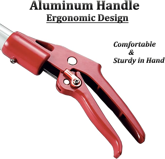 67'' Telescopic Snake Tongs Aircraft-Grade Aluminum Alloy Reptile Grabber Rattle Snake Catcher Wide Jaw Handling Tool with Lock for Hunting Game Finders 2023 New Launch PAWPICO