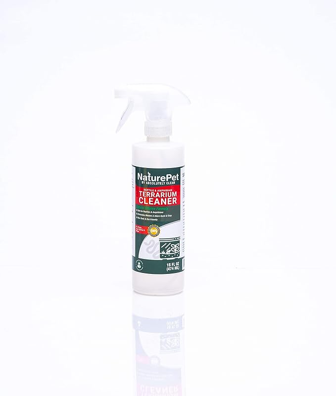 Reptile & Amphibian Terrarium Cleaner (16oz Spray Bottle) NaturePet