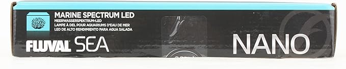 Fluval SEA Marine Nano LED Aquarium Lighting with Bluetooth, 20 Watts,Glass Fluval