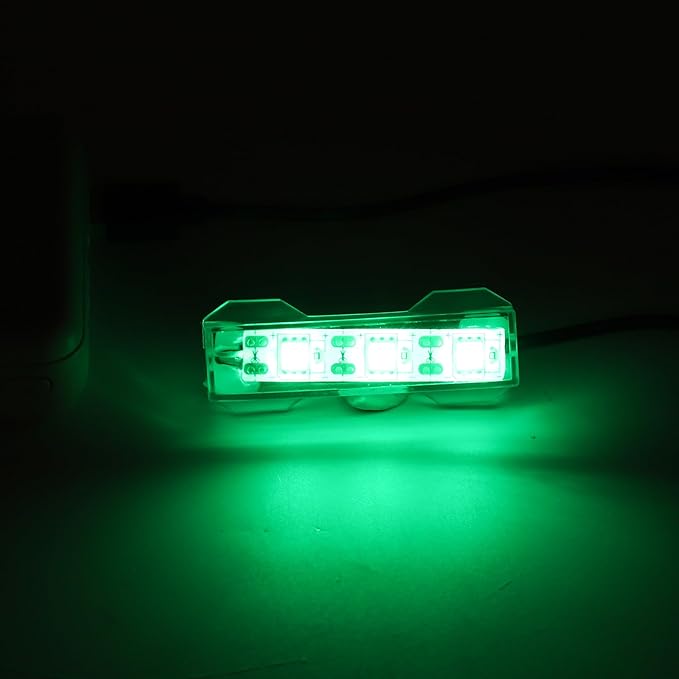 Mini Aquarium Lamp, USB Aquarium Light, LED Desktop Fish Tank Light, Small Decoration Aquarium Light, Aquarium Accessories, Green Light CAPASTEC