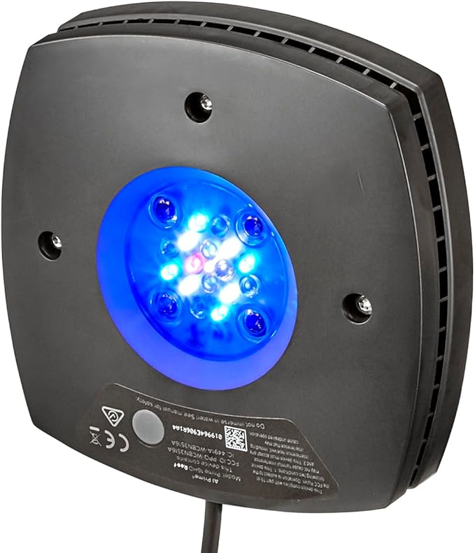 AquaIllumination AI Prime 16 HD LED App Controllable Saltwater Aquarium Reef Light - Black AquaIllumination