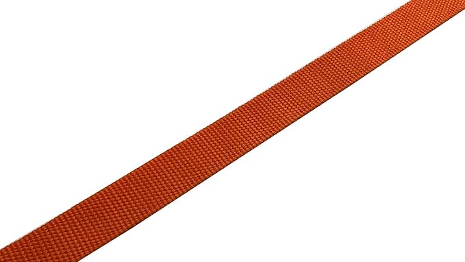 Adjustable Nylon Dog Collar, pet Collar 1 Inch 3/4 Inch 5/8 Inch Wide, for Large Medium Small Dogs (M(3/4" x 14-21"), Orange) TAIDA