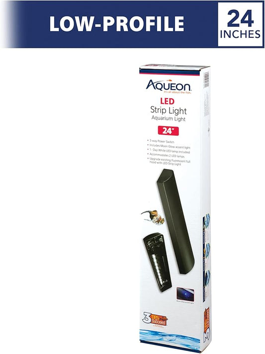 Aqueon LED Fish Tank Aquarium Strip Light Fixture, 24 Inch Aqueon