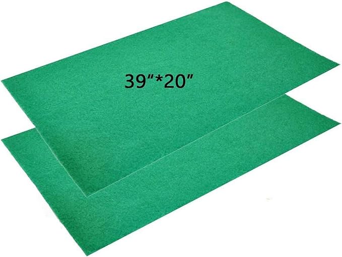 Tfwadmx 39" X 20" Reptile Carpet Mat Substrate Liner Bedding Reptile Supplies for Terrarium Lizards Snakes Bearded Dragon Gecko Chamelon Turtles Iguana (2 Pack) Tfwadmx