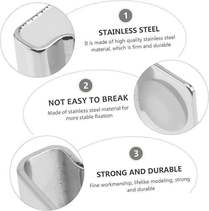 4Pcs Fish Tank Cover Brackets Durable Glass Lid Clips for Aquarium for Rimmed Aquariums Fish Tank Accessories BUGUUYO