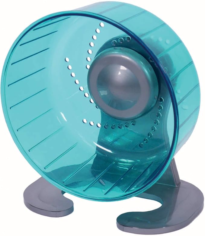 Petest Hamster Exercise Wheel, Silent Spinner Hamster Running Wheels, Diameter 6.7 inch, Green Petest