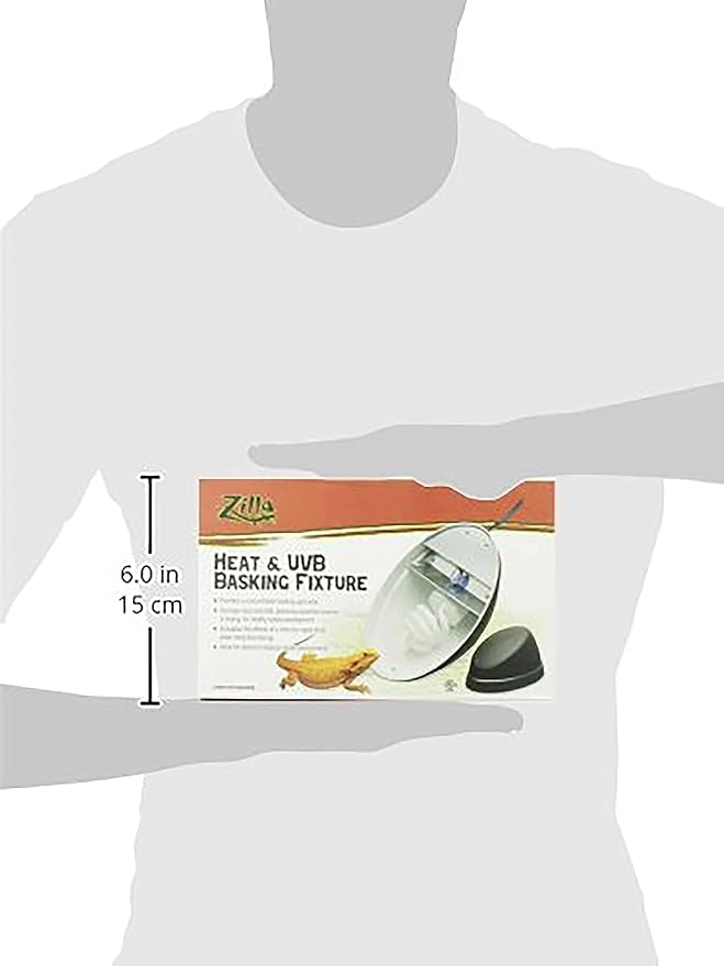 Zilla Heat & UVB Basking Fixture Small Zilla