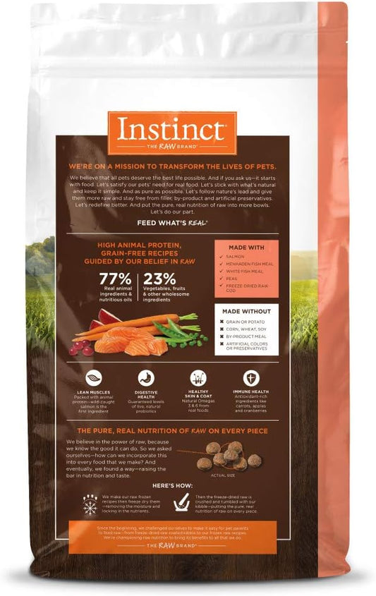 Instinct Original Grain Free Recipe with Real Salmon Natural Dry Cat Food, 4.5 lb. Bag - PAWPICO