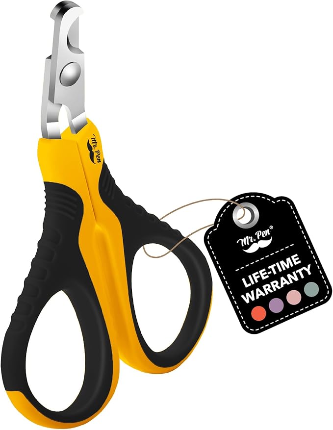 Mr. Pen- Cat Nail Clipper, Cat Nail Trimmer, Cat Nail Clippers, Cat Claw Clippers, Cat Clippers for Nails, Pet Nail Clippers, Kitten Nail Clipper Small Dog Nail Clipper, Cat Claw Trimmer, Orange/Black - PAWPICO