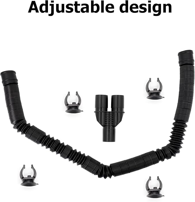 Reptile Fogger Extension Tube, Accessories of Reptile Humidifier Mister Suitable for Reptiles Amphibians and Terrarium Eadabok
