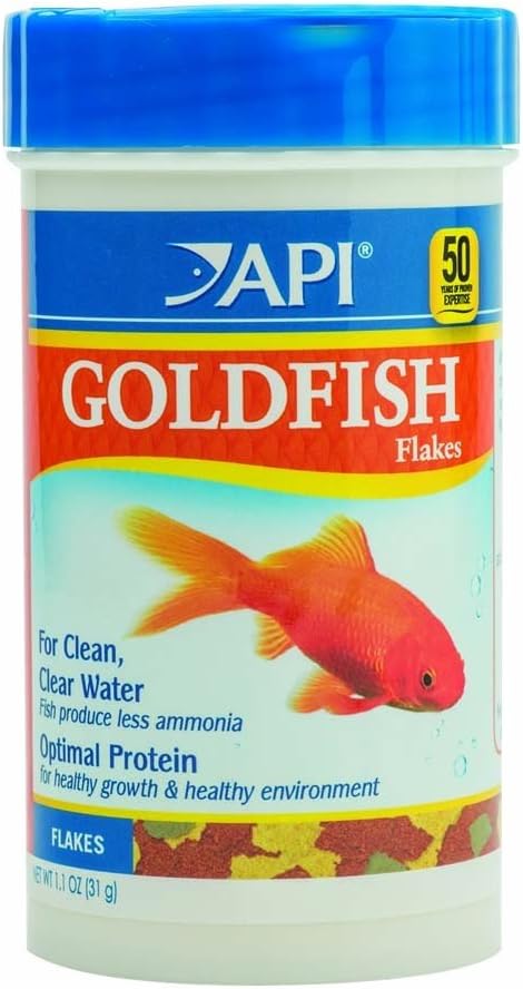 API GOLDFISH FLAKES Fish Food 1.1-Ounce Container API