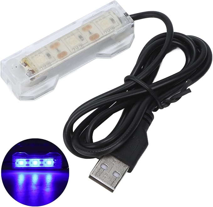 1Pc Blue Light Small Aquarium Led Light, Multicolor Led Fish Tank Light for Freshwater Plants Aquarium Accessories Aquarium Lights Galepromot