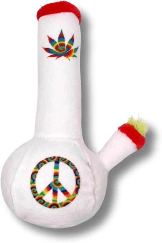 Lil' Billie The Bong 420 Cat Toy | Funny Cat Toy | Cool Plush Catnip Toy | Fun Novelty Gift | Play and Funny Photos - PAWPICO