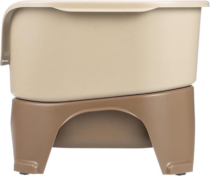 Neater Feeder Express Medium to Large Mess Proof Feeder for Medium to Large Dogs, 7 Cup Stainless Steel Bowls, Elevated, No Spill, Non-Tip, Non-Slip Elevated Dog Bowls. Made in USA - PAWPICO