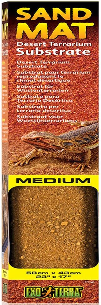 Exo Terra Exo Terra Sand Mat Medium, Desert Terrarium Substrate, 58 X 43 Cm (23" X 17") ExoTerra