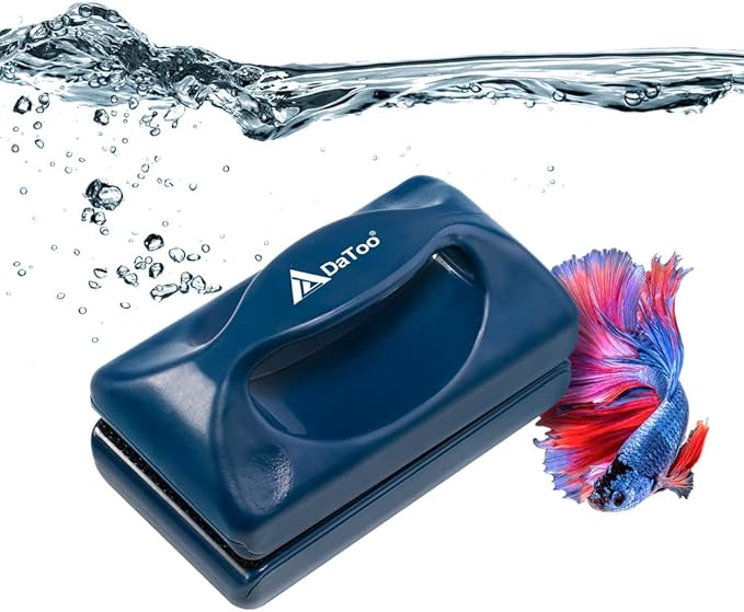 Aquarium Mini Magnetic Scrubber Scraper Small Fish Tank Cleaner Nano Glass Aquarium Cleaning Tools with Super Strong Magnet (Standard) DaToo