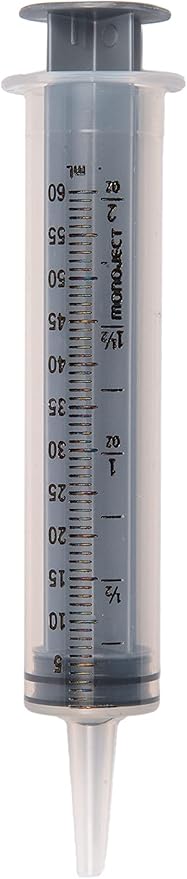 Lixit Hand Feeding Syringes for Puppies, Kittens, Rabbits and Other Baby Animals (60ML Pack of 1) Lixit