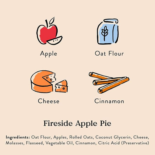 Bocce's Bakery by The Fire Assorted Treat Bundle for Dogs, Wheat-Free Everyday Dog Treats, Made with Real Ingredients, Baked in The USA, All-Natural Soft & Chewy Cookies, 6 oz Each - PAWPICO