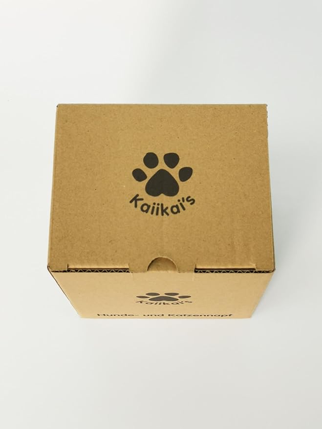 Kaiikai’s Elevated Cat Bowls and Dog Food Bowls 13 oz Ceramic Water Dog Bowls Medium and Small Sized Dog 5 Inch Tilted Cat Water Bowl Raised Cat Food Bowls Dog and Cat Supplies Small Cat Face Bowl - PAWPICO