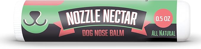 0.5oz Jumbo Dog Nose Balm - 100% Organic & Natural Nose Moisturizer and Healing Cream Butter - Dog Dry Nose Treatment - Heals, Repairs & Protects Chapped, Damaged & Rough Noses - Effective & Safe QualityPet