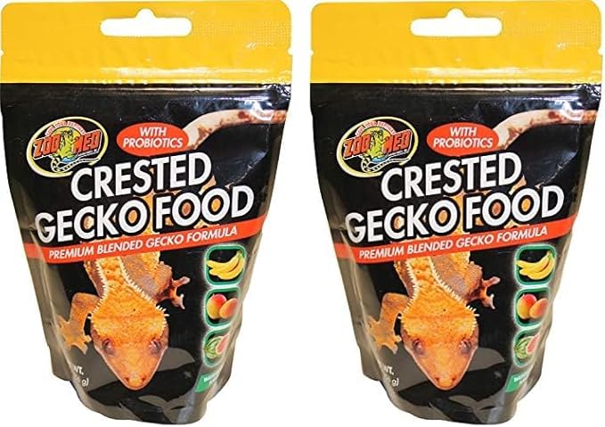 Zoo Med Watermelon Flavor Crested Gecko Food for Reptiles, 2 oz. (Pack of 2) ZooMed