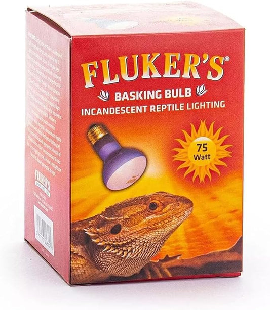 Fluker's (3 Pack) Basking Spotlight Bulbs for Reptiles 75 watt Flukers