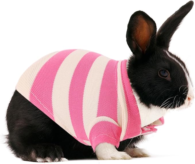 2 Pack Guinea Pig Clothes Rabbit Summer T-Shirt Pet Costume Vest for Small Animal Kitten Ferret Chihuahua Puppy KAMABRIDAL