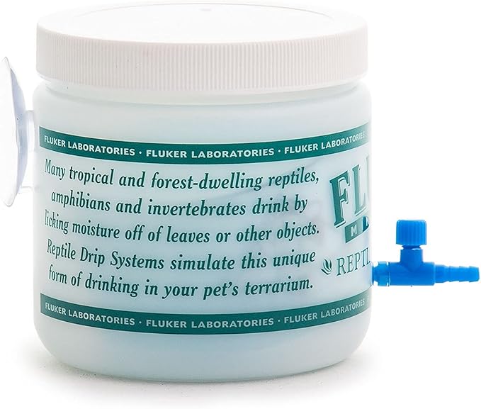 Fluker's Mini Dripper, Reptile Water Drip System, 12 oz Flukers