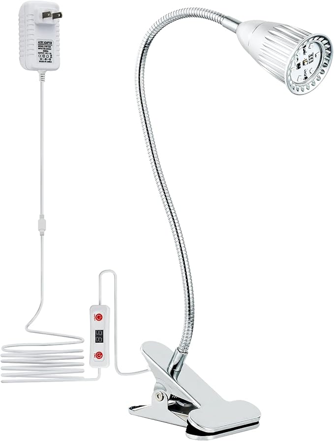 UVA UVB Reptile Light Lamp, R6208 UV LED Replacement for 26 Watts UVB5.0 CFL Bulb REPTILAMP
