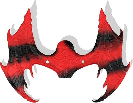 Bearded Dragon Leash and Harness Set, Bearded Dragon Leash with Wings Silicone,Stylish and Colorful Design,Deal for Amphibians and Other Small Pet Animals (Black-red Gradient) Enrichoice