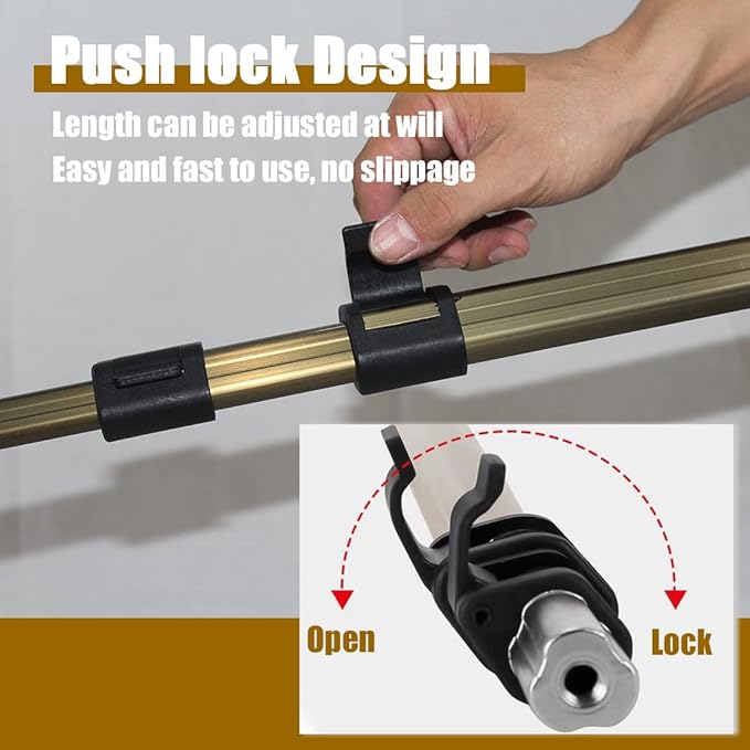 41.6" Snake Hook Reptile Catcher Stick Tongs Rattlesnakes Grabber Pick-up Handling Tool Kit for Catching Controlling or Moving Python Copperhead Wamlet