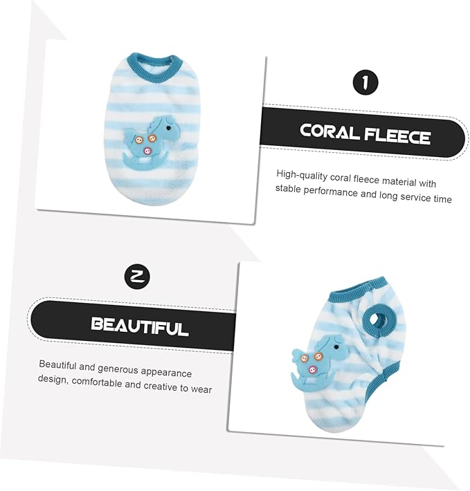 POPETPOP Winter Coat Vest Ferret Fleece Rabbit Clothes Rabbit Warm Vest Small Animal Sweater Rabbit Apparel Kitten Harness Kitten Clothes Pet Rabbit Coral Fleece Puppy Dog's Clothes POPETPOP